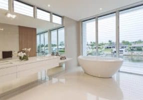 Tile Flooing Bathroom - Padilla Tile &amp; Construction, Inc.